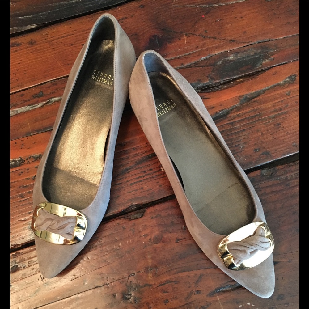 💝 Stuart Weitzman tan suede heels